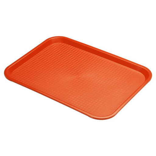 PATIKIL 41.5x30.5cm ファストフードトレイ PP プラスチック 多目的 長方形 サービング トレイ レストラン ホーム キッチン用 オレンジ PATIKIL 41.5x30.5cm ファストフードトレイ PP プラスチック 多目的 長方形 サービング トレイ レストラン ホーム キッチン用 オレンジ