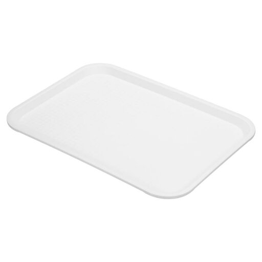 PATIKIL 41.5x30.5cm ファストフードトレイ PP プラスチック 多目的 長方形 サービング トレイ レストラン ホーム キッチン用 ホワイト PATIKIL 41.5x30.5cm ファストフードトレイ PP プラスチック 多目的 長方形 サービング トレイ レストラン ホーム キッチン用 ホワイト