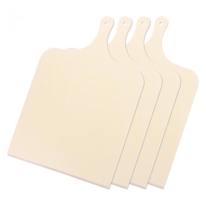 ピザボード 木製 ピザプレート 取っ手付き ピザパドル ステーキプレート 薄いベニヤ合板 ピザピール ま..