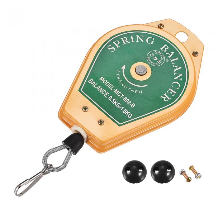 スプリングバランサー 調整可能 ツールホルダー吊り下げ装置 0.5-1.5kg ストレッチ長さ3 M 組立ライン..