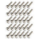 家具ボルト 十字ヘッドネジ ファスナー 炭素鋼 M6x35mm 30個入り