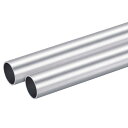 アルミニウム丸管 6063 パイプチューブ 28 mm外径 25 mm内径 200 mm長さ 2個