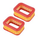 PATIKIL 75x54x29 mm プラスチック紙 エアフィルターキット 2個 チェーンソーエアフィルター 5200 5800 52cc 58cc チェーン...