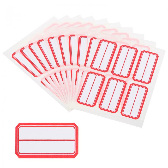 M&G 300個 名札ステッカー 名前ラベルステッカー 防水粘着ラベル スタッフ用-デイケア用品ボトル衣類生..