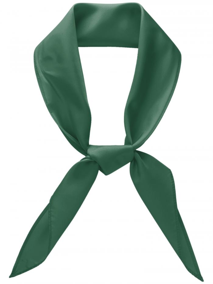 Elerevyo レディース三角スカーフ ハンドメイド セーラー蝶ネクタイ 制服コスプレ用 濃い緑色 One Size