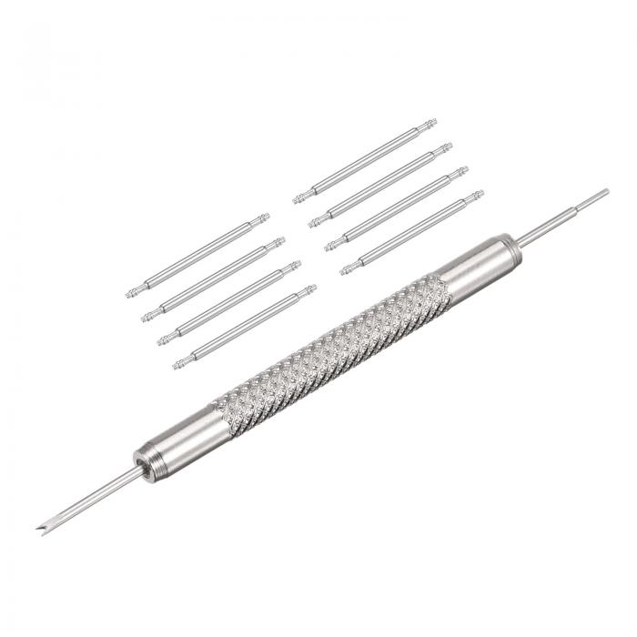 21mm スプリングバー 腕時計バンド ピン リプ レイスメント キット 1.5mm 直径 8 PCS スプリングバー ..