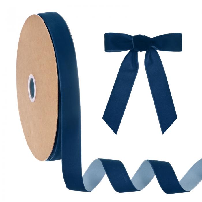 M METERXITY 薄いベルベットリボン 1"25ヤード片面クリスマスリボン クリスマスツリー/ギフト包装/花束..