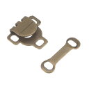 ソーイングフックとアイクロージャセット 銅 ブラジャー ズボン パンツ スカート縫製DIY用 縫製簡単 ブロンズ 20セット