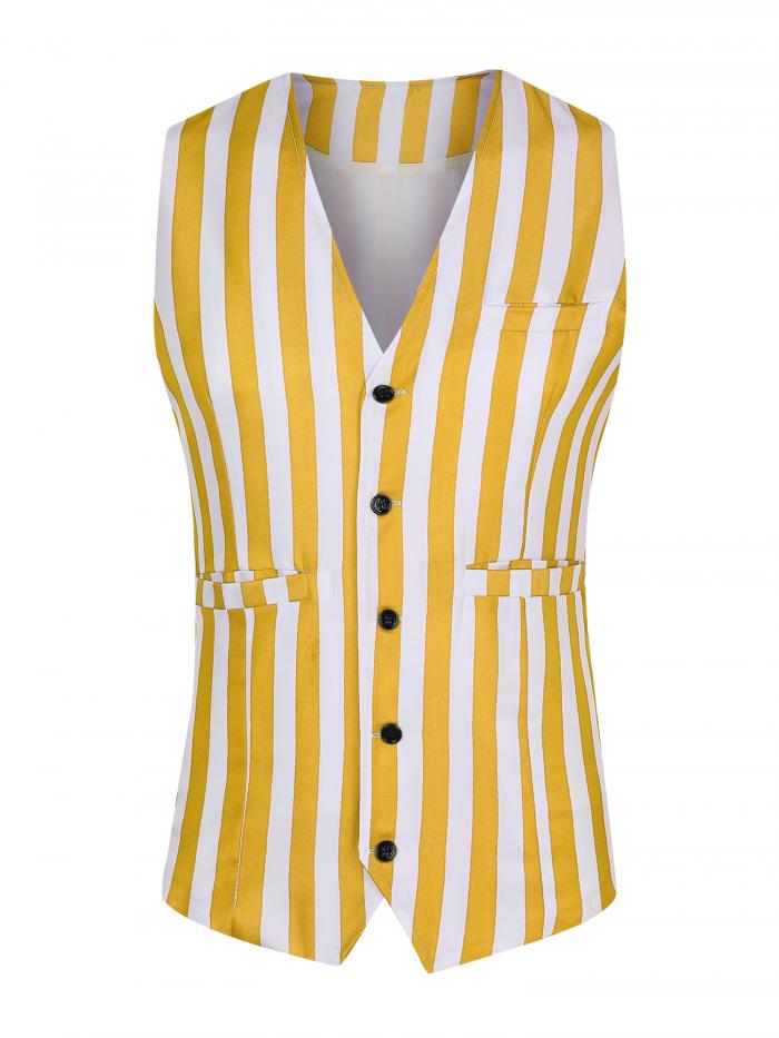 Lars Amadeus ビジネスウェア スーツベスト チョッキ ベスト スリムフィット Vネック ノースリーブ ス..