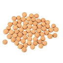 粘土小石 5-6mm 0.22 lbs イエロー 園芸 鉢植えボール 水耕栽培 花瓶供給 盆栽装飾(4)