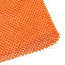 スピーカー布 グリル布 メッシュ布 清潔簡単 防塵保護カバー ステレオボックス ファブリック製 防水オーディオ布 オレンジ 100cmx160cm