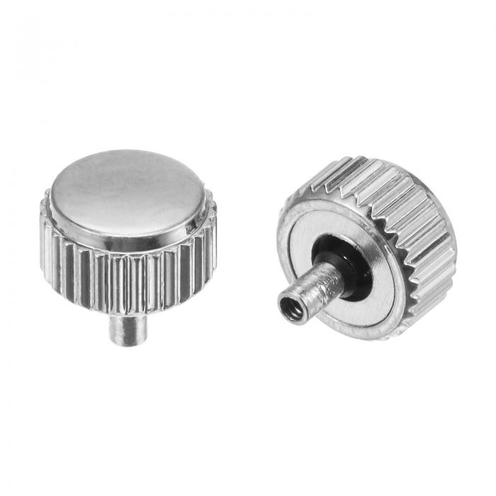 時計のクラウン SUS304 ヘッド付き ロングステム 時計用 5.5x5.5mm
