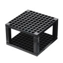PATIKIL 1個のペイントブラシホルダー ペイントブラシ収納オーガナイザー96穴プラスチックペイント収納デスクスタンド アーティストデスクメイクアップペンシル用 ブラック
