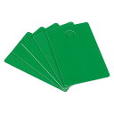 PATIKIL 5.4 x 8.6 cm NFCブランクPVCカラーカード 10個 NFC ブランク すべてのNFC対応スマートフォンとデバイス用 緑
