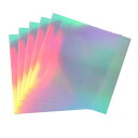 PATIKIL 12"x12"のホログラフィックカードストック 20パックメタリック虹色ミラー紙ホイルボード反射シート スクラップブックポスターDIYクラフト用 混合色