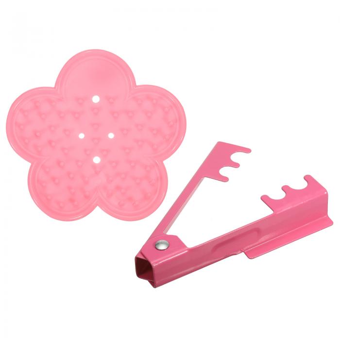 PATIKIL バラの刺抜きツール 刺抜きピンセット ローズストリッパー 2本セット 園芸用品花屋ツール ピンク