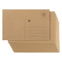 PATIKIL 300パック ブ ランクポストカード 4 x 6インチ(10 x 15 cm) 250gsm 郵送用ブ ランクポストカード 大量紙 DIY印刷可能なポストカードや絵画用 茶色(3)