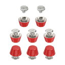 8set フラットヘッドスタッドス パ イク12mm メタルパースフィート ハンドバッグネイルヘッドスタッド フラットバックルボタンキャップコーンリベットバケッ...