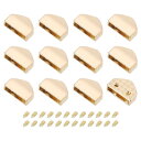 12個 金属ベルトバックルエンドチップ 0.63