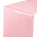 6個 サテンテーブルランナー 275cm x 30cm 滑らかなシルク生地 テーブルランナー ウェディング 誕生日 バンケット パーティー デコレーション ローズ金色