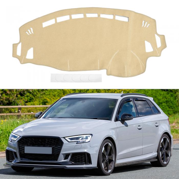 RATCHROLL スズキに対応 スペーシア用 MK32S/MK42S用 2013-2017年 ダッシュボードマット 車内 ダッシュボード 保護マット インテリア 内装 カスタム パーツ アクセサリー 日焼け防止 映り込み防止 傷防止 ズレ防止 ポリエステル素材 ベージュ 1Pセット