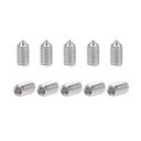 スキューセット 304ステンレス鋼製 シルバートーン M3x6mm内部六角ソケットセット グラブスキュー 50個入り