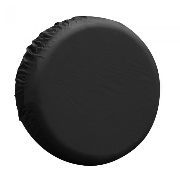 スペアタイヤカバー 190Tポリエステル ユニバーサル Jeepに対応 トレーラー RV SUV トラックホイール フィット全体ホイール直径38cm ブラック