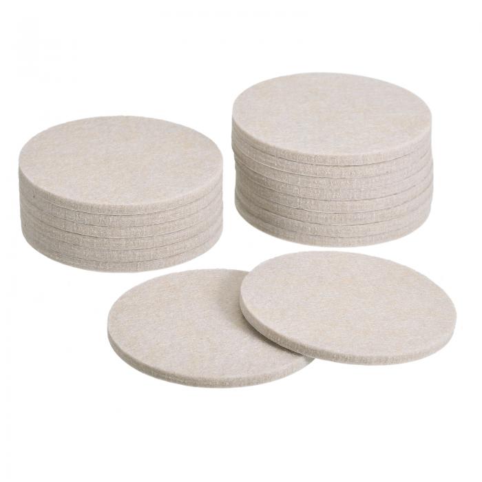 家具スライダー チェアレッグ用スライダー フェルト製家具用パッド キ ス防止 ラウンド 自己粘着 ベー..