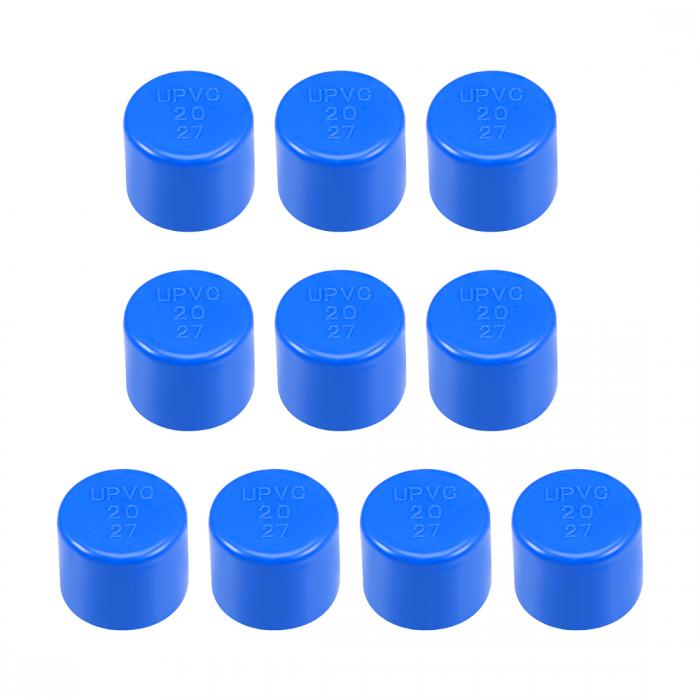 PVCパイプキャップ継手?スリップソケット 外部エンドキャップ 交換部品 20mm、10個