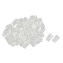 LEDランプホルダー 内径5mm 外径7mm クリア プラスチック材質 50個入り