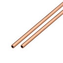 銅丸管パイプ 外径4mm×内径3 mm 長さ500mm 2個