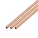 銅丸管パイプ 外径4mm×内径3 mm 長さ500mm 3個