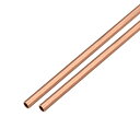 銅丸管パイプ 外径5mm×内径4mm 長さ500mm 2個