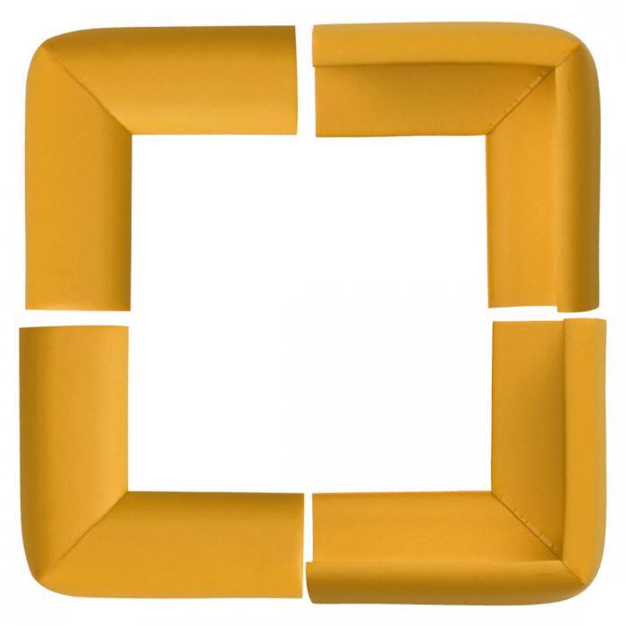 家具コーナークッション ソフト パーフォームテーブルキャビネットエッジカバー コーナーガード保護 セルフスティック付き 4個入り家具コーナークッション