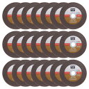 25個のカットオフホイール4-1/5" x 1/32" x 5/8" 超薄型カッティングホイール アングルグラインダーカットオフディスク 一般金属切断ディスク ステンレス鋼 鋳鉄 銅用、赤色