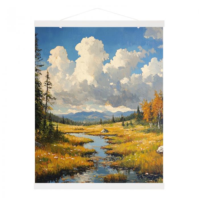 PATIKIL 1セット磁気ポスターハンガーフレーム16 インチ木製マグネット写真ハンガーフレーム幅広ハンギングキット写真 絵画 アートワーク 地図 ホワイト