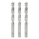 3個のブ ラッドポイン トドリルビット8.5mm(21/64インチ)直径直径ラウンドシャンクドリルメトリックブ ラッドポイン ト螺旋ねじれドリルビット、大工用木...