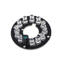 LED赤外線ボード 60度角 12個IRランプ LED電球直径5mm 1個入り