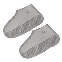 PATIKIL M 折りたたみ可能 防水靴カバー レインシューズカバー 防水シューズカバー シリコン 再利用可能 滑り止め 雨の日 雪の日 グレー