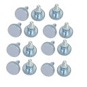 ハンドルネジ つまみねじ M3x6mm 金属材質 ステップハンドねじ ローレットつまみねじ 15個入り(4)