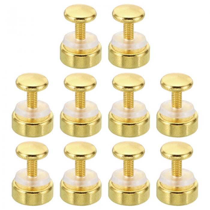 PATIKIL M4x12 スタンドオフネジとスペーサー 10個セット 壁取り付け用ハンドネジ金具 アクリルガラス..