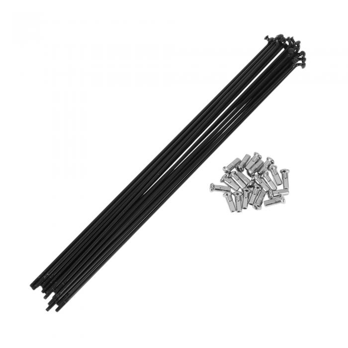 INFINAUTO 20セット13G自転車スポーク231mm自転車ホイールスポーク304ステンレススチールブラック