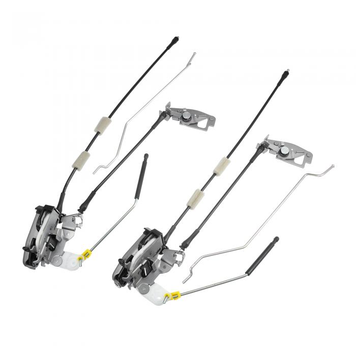 ドアラッチアセンブリ ケーブルロッド付き リアカーゴドアとリアサイドヒンジドア Fordに対応 E150 E250 E350に対応 1992-2018 番号8C2Z15264A00B 1セット