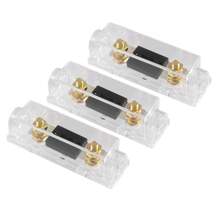 100Amp 100A ANLヒューズ インラインホルダー付き 電気的保護ヒューズ付き カーオーディオビデオステレ..