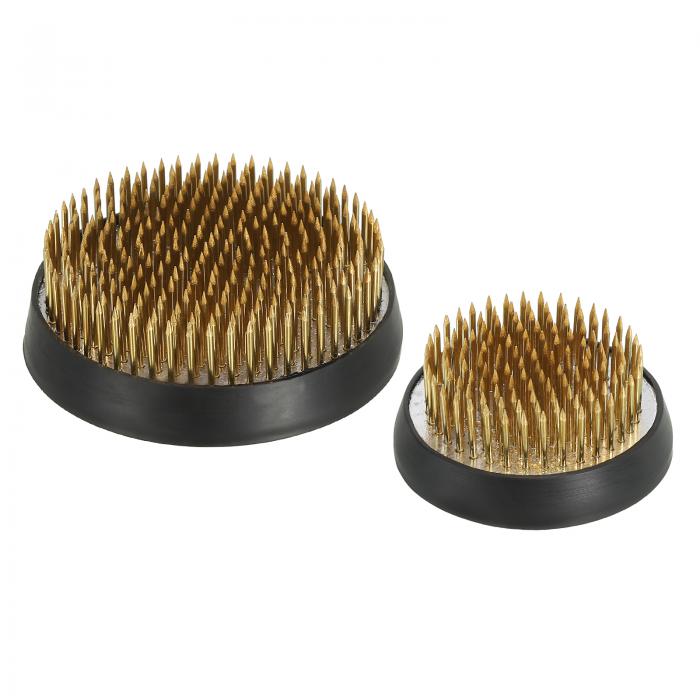 PATIKIL 7 cm 5.3 cm フラワーカエルいけばなけんざん 2個入り フラワーアレンジメントツール ブラスフ..