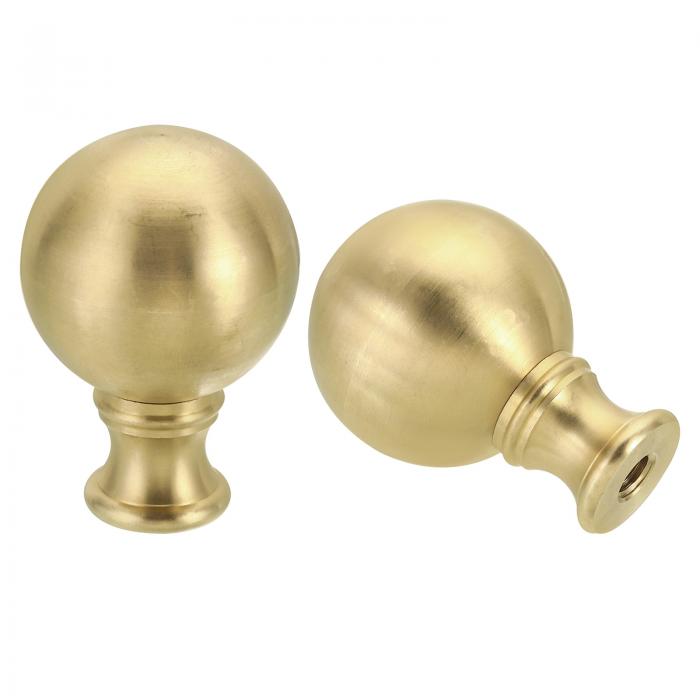 PATIKIL 1/4-27 ランプフィニアルボールキャップノブ 2個入り ランプシェードハープトップネジ装飾 テ..