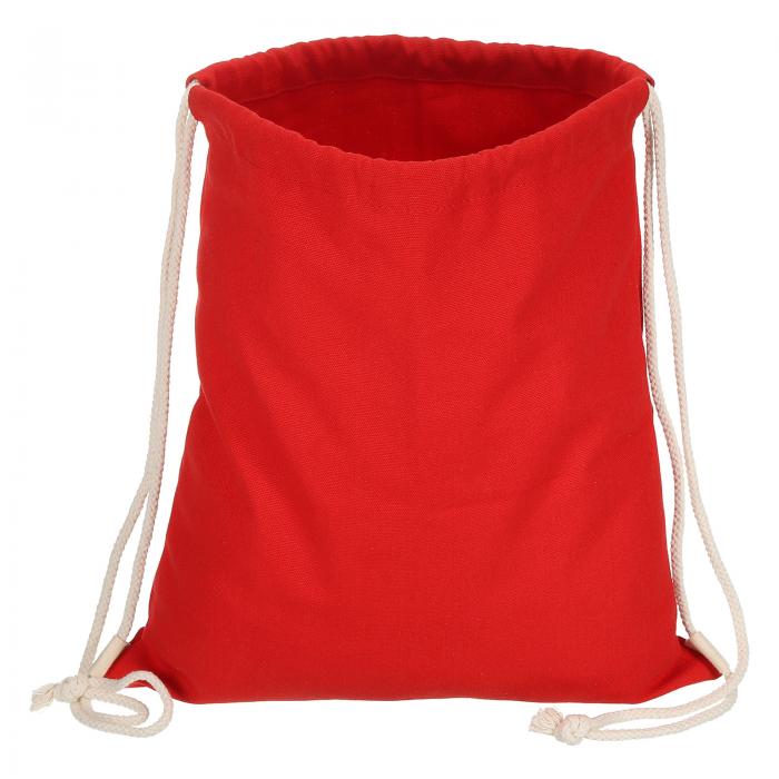 PATIKIL 棉 紐付きバッグ 棉 折りたたみ可能なスポーツジムバッグ 女性用男性用ジムスポーツ旅行用 赤色