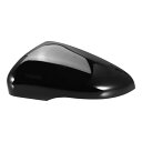 A ABSOPRO 左バックミラーカバーキャップ サイドドアミラーカバー Volksw agenに対応 Golfに対応 2010-2013 ABS プラスチック グロッシーブラック