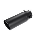 A ABSOPRO 車のトラックの排 気端テールパイプ 調整可能 27-55 mm 入口 67 mm 出口 220 mm長さ ボルトオンマフラーチップ ステンレ...
