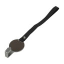 HEROFFIX 財布やバッグ 傘などのための1個 車のシートヘッドレストフック 頑丈な車のシートバックオーガナイザーフック ブラウンのマイクロファイバーレザーメタル10.87"x1.85"